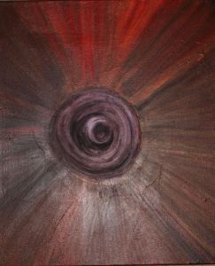 Peinture de gisele Keip Broteau Le Monde Selon Iglese: au commencement