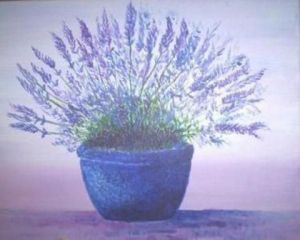 Peinture de Marie LOPEZ: Lavandas