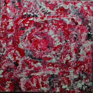 Peinture de Michel PERRIN: Adam et Eve