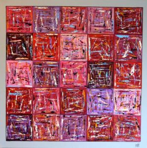 Peinture de Embe: contitures aux fruits rouges