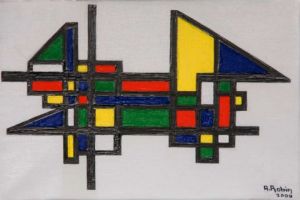 Peinture de Anny Robin Deshayes: Construction