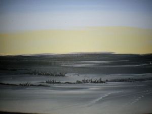 Peinture de Jean Pierre BERARD: soir d'automne