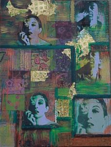 Peinture de Joelle  Mahaut: love on the beat