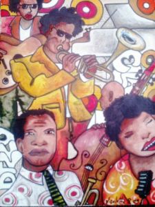 Peinture de nicoletta b: Bi Bop