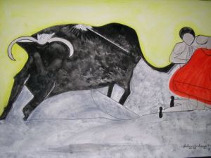 Peinture de GHIS: CORRIDA