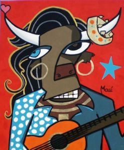 Peinture de Bastien Mace: Gitano