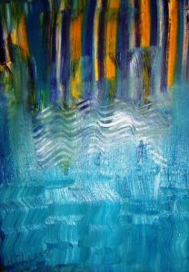 Peinture de Geritzen: Vers la ville