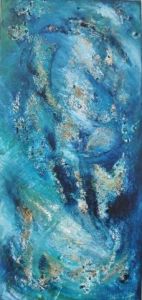 Peinture de Sylvie GARIBALDI: Fonds marins 02