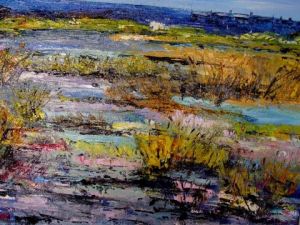 Peinture de MARIE-THERESE VION: La petite Camarque