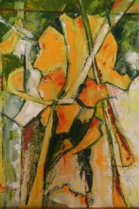 Peinture de Arlette G SAUSSE: IRIS ART DECO