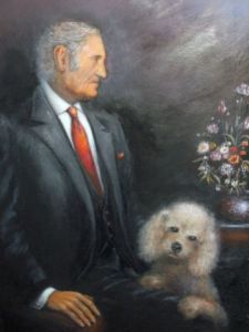 Peinture de Jacques-Henry Lagranges: autoportrait 2009