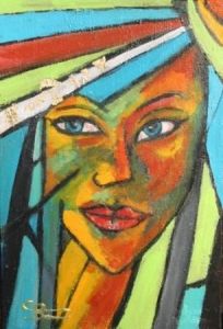 Peinture de CHRISTIANE BERNAIS: Miroir brisé