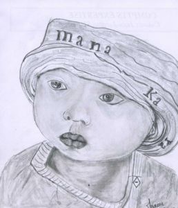 Dessin de Marie  BECQUET: MANA