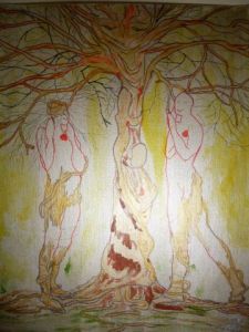 Peinture de mary benard leveque: recherche d'immortalité