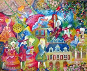 Peinture de OXANA ZAIKA: Château de VERSAILLES