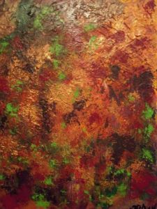 Peinture de JACQUELINE SARAH UZAN: AURORE AUTOMNALE