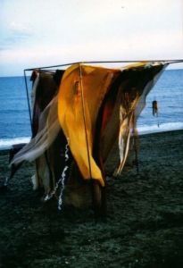 Oeuvre de Spagnolo Jeanne: Porte sur la Méditerranée - Installation