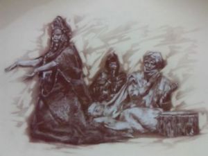 Dessin de Driss: danse