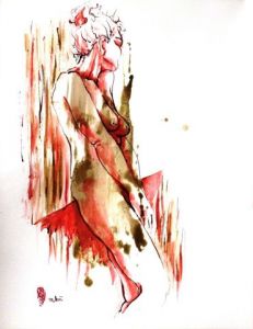 Dessin de Monick Bres : Timide