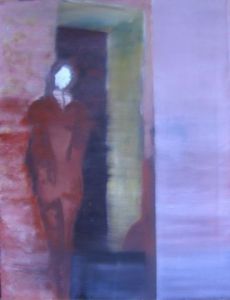 Peinture de Paule Brajkovic: la porte