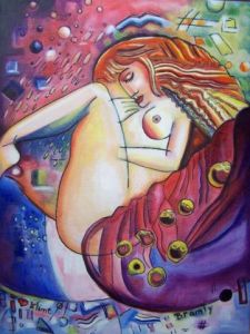 Peinture de Bramly: J'aime Klimt