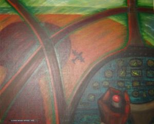 Peinture de LAFFITTE Jacky: Hiroshima : le retour