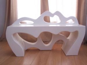 Artisanat de Marc BERNARD: Banc blanc, Blanc banc