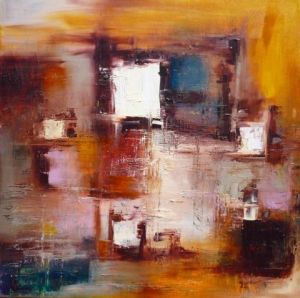 Peinture de Christelle VERON  CHERBONNIER: Air marin à ma fenêtre