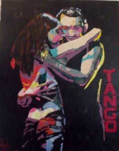 Peinture de fabrice daluseau: TANGO 2