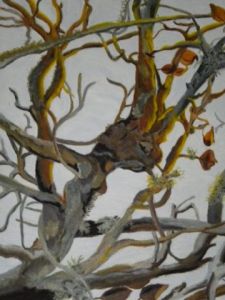 Peinture de Michelle Girardot : Fin d'automne........