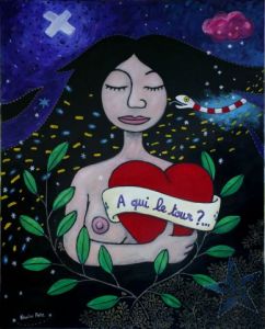 Peinture de Nicolas Petit: A qui le tour ?