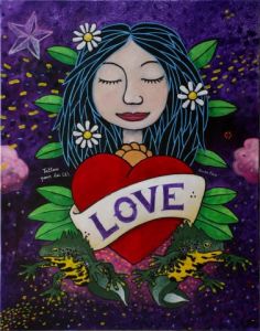 Peinture de Nicolas Petit: Tattoo pour toi (2).