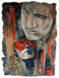 Peinture de Bellefroid Danielle: La fin du bal 