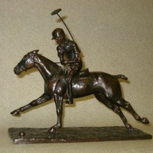 Sculpture de PIERRE CHAMBRY: Polo, coup à gauche en avant