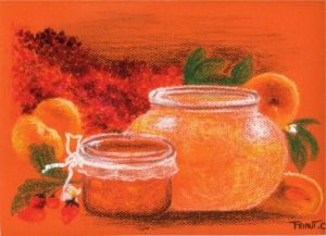 Dessin de Claudine Friant: Nature morte