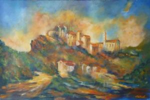 Peinture de janine chetivet: Corten°1