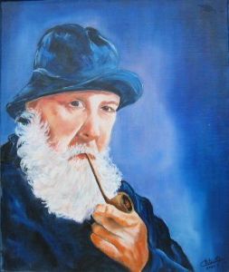 Peinture de janine chetivet: Le Marin