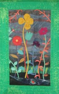 Art_textile de Jean Pierre Avonts-Saint Lager: LE  JARDIN  SECRET / THE SECRET GARDEN