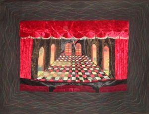 Art_textile de Jean Pierre Avonts-Saint Lager: LA  REPETITION / THE REHEARSAL