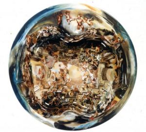 Peinture de Patrice Louis: Baignoire peinte à la main