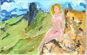 Peinture de Arsene Gully: Regard sur le monde