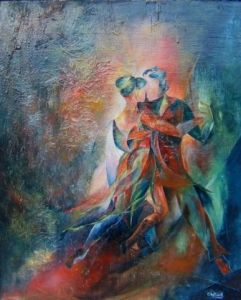 Peinture de janine chetivet: Tango