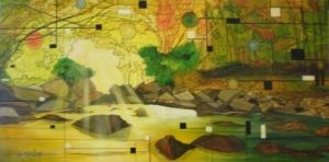 Peinture de ALAIN FAURE: ARIA SUR LA CURE