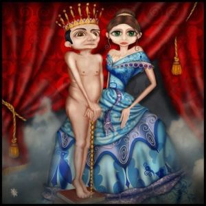 Art_numerique de PECH: L'empereur nu