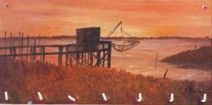 Oeuvre de kromka: porte clés carelet