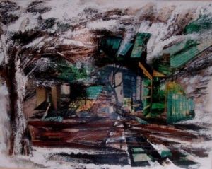 Collage de LAURENCE A: La maison des bois