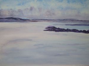 Peinture de Nabou: En baie d'Authie