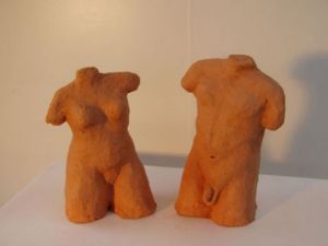 Sculpture de caroline sudre: Couple