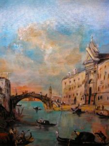 Peinture de Marie-Ange Babey-Gherardi: Le quai des Mendiants