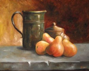 Peinture de Yves Pereira: Nature morte n°18 